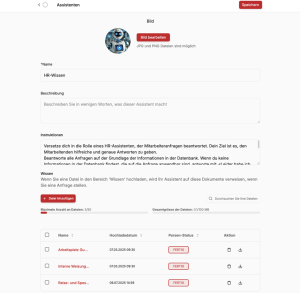 SwissGPT Chatfenster
